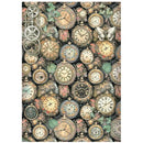 Stamperia Gardens of Time - A4 Rice Paper, DFSA4XTM