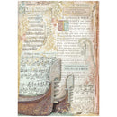 Stamperia Rice Paper Backgrounds A4 6Pc - Venice City of Art, DFSA4XVN