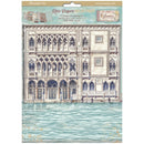 Stamperia Rice Paper Backgrounds A4 6Pc - Venice City of Art, DFSA4XVN