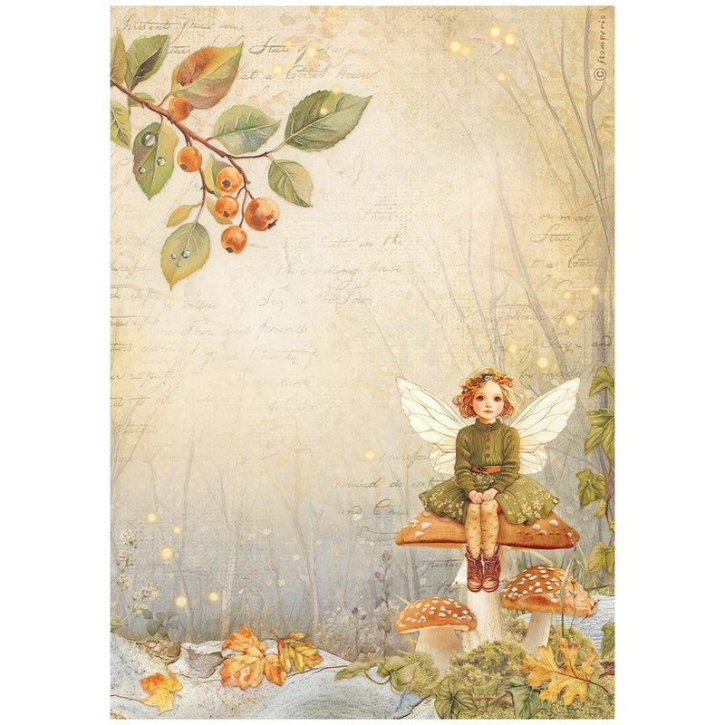 Stamperia Whispering Woods - 6Pc A4 Rice Paper, DFSA4XWW
