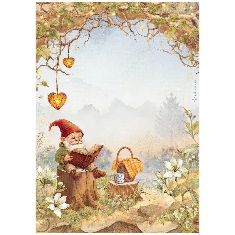Stamperia Whispering Woods - 6Pc A4 Rice Paper, DFSA4XWW