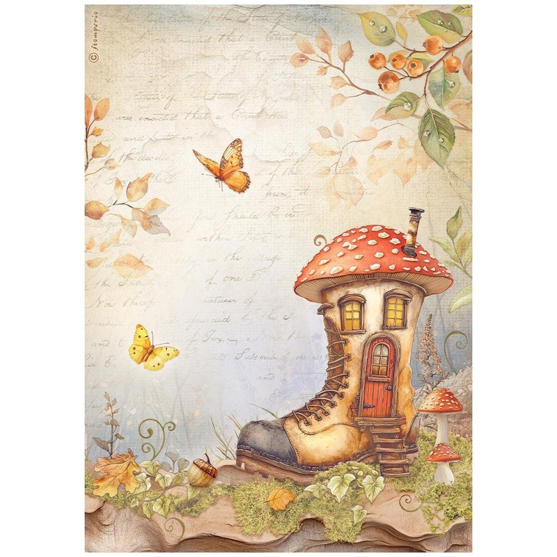 Stamperia Whispering Woods - 6Pc A4 Rice Paper, DFSA4XWW