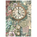 Stamperia Gardens of Time - A6 Mini Rice Paper 8PK, DFSA6X05