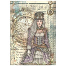Stamperia Gardens of Time - A6 Mini Rice Paper 8PK, DFSA6X05