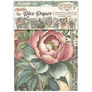 Stamperia Gardens of Time - A6 Mini Rice Paper 8PK, DFSA6X05
