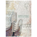 Stamperia Rice Paper Backgrounds A6 8Pc - Venice City of Art, DFSAK6042