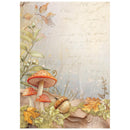 Stamperia Whispering Woods - 8Pc A6 Rice Paper Backgrounds, DFSAK6045