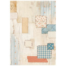 Stamperia Rice Paper Backgrounds A6 8/Pkg - Family, DFSAK6049