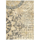 Stamperia Gardens of Time - A6 Rice Paper - Backgrounds, DFSAK6053