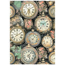 Stamperia Gardens of Time - A6 Rice Paper - Backgrounds, DFSAK6053