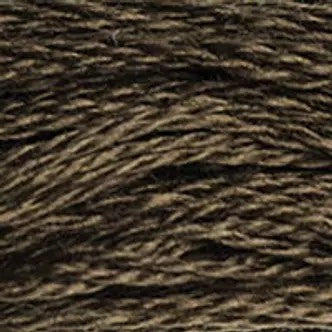 DMC 6-Std Embroidery Cotton Floss 8.7yd - Brazil Nut (Very Dk Mocha Brown, DMC3031
