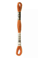 DMC 6-Strand Embroidery Floss - Dark Autumn Gold (Copper), DMC3853
