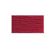 DMC 6-Strand Embroidery Cotton Floss 8.7yd - Red Kiss (Dark Christmas Red), DMC498