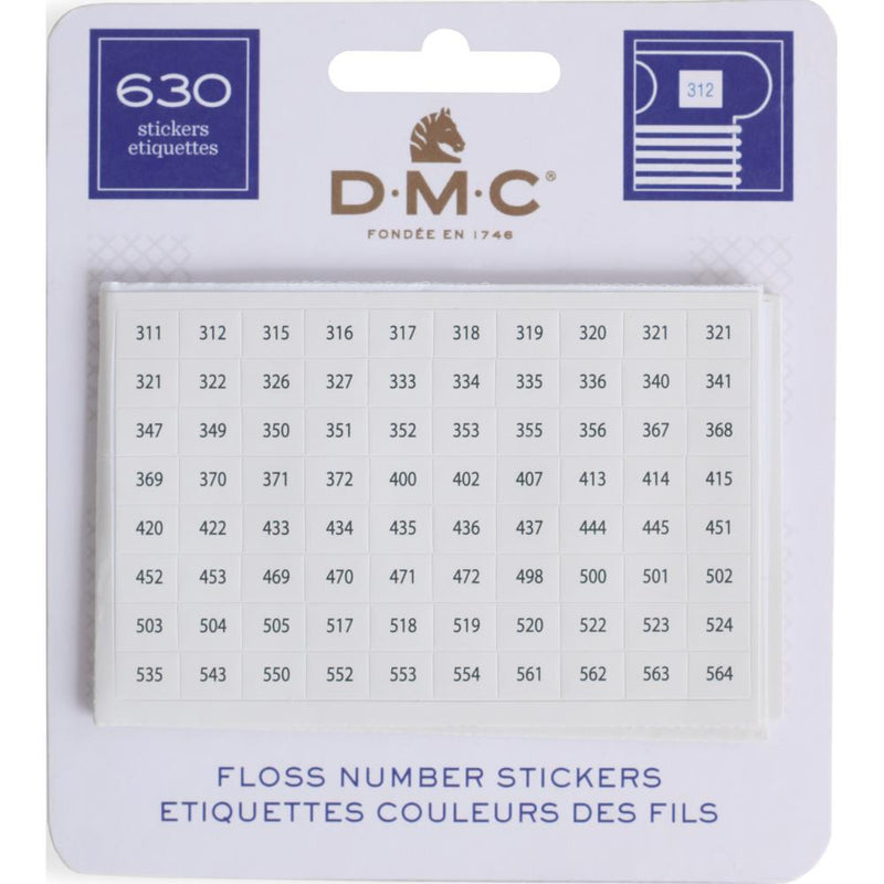 DMC - Floss Number Stickers, DMC6103