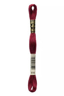 DMC 6-Strand Embroidery Cotton Floss 8.7yd -Cherry Red (Garnet), DMC816