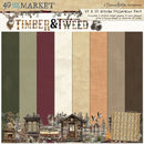 49 & Market - Timber & Tweed 12x12 Solids Collection Pack, DTT-34608