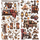 49 & Market - Timber & Tweed Laser Cut Element Set, DTT-34769