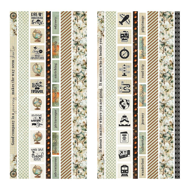 49 & Market - Wonderlust Explorer - Washi Tape Sheets, DWE-30457