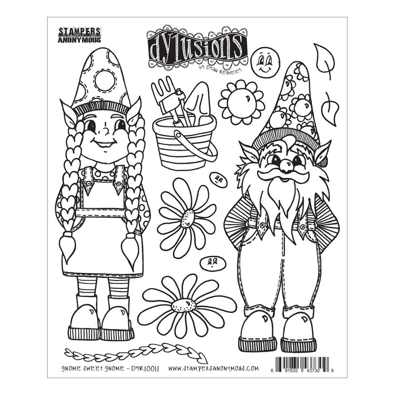 Dyan Reaveley's Gnome Sweet Gnome Stamp & Die Bundle, BD-0856