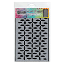 Dyan Reaveley's Dylusions Stencil, Small 5x8 - Retro Grid, DYS85164