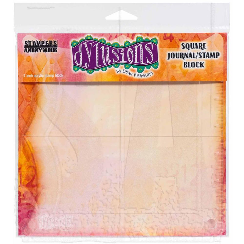 Dyan Reaveley's Dylusions Journal/Stamp Block - Square, DYSSB