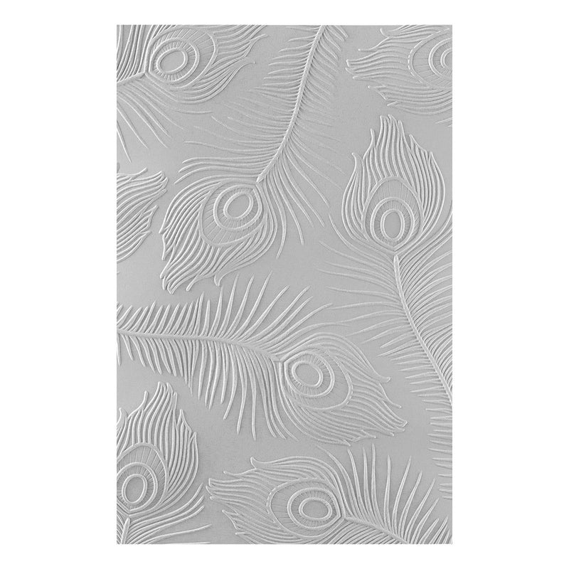 Spellbinders 3D Embossing Folder - Feather Flourish, E3D-095 by Dawn Bibby