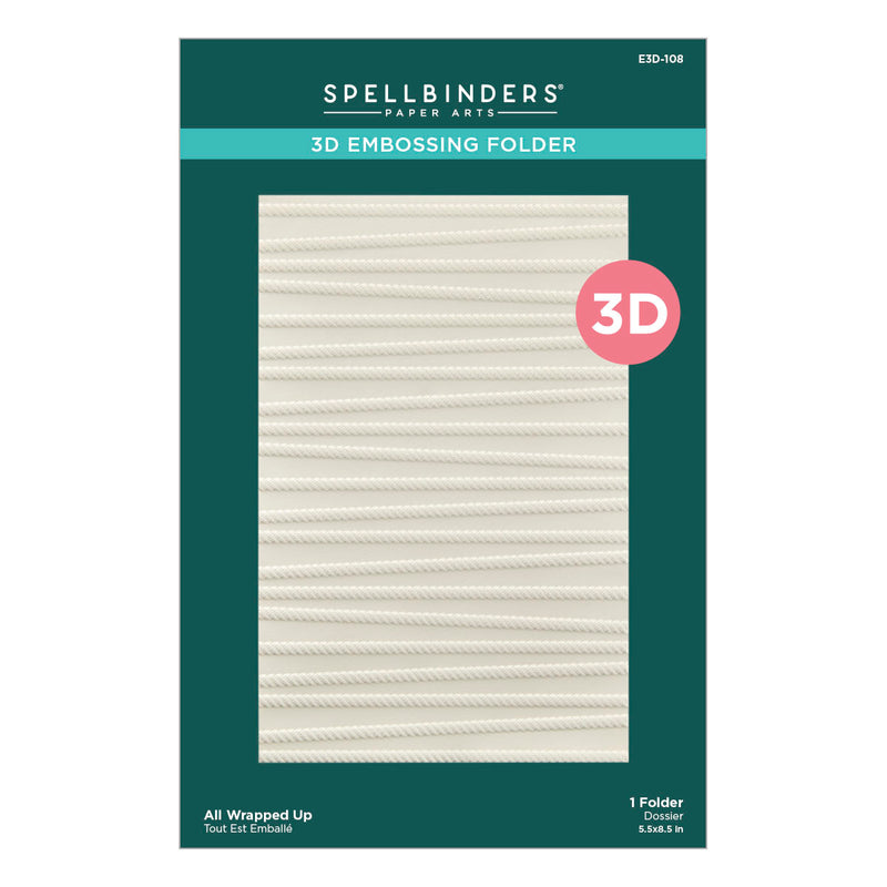 Spellbinders 3D Embossing Folder - All Wrapped Up, E3D-108