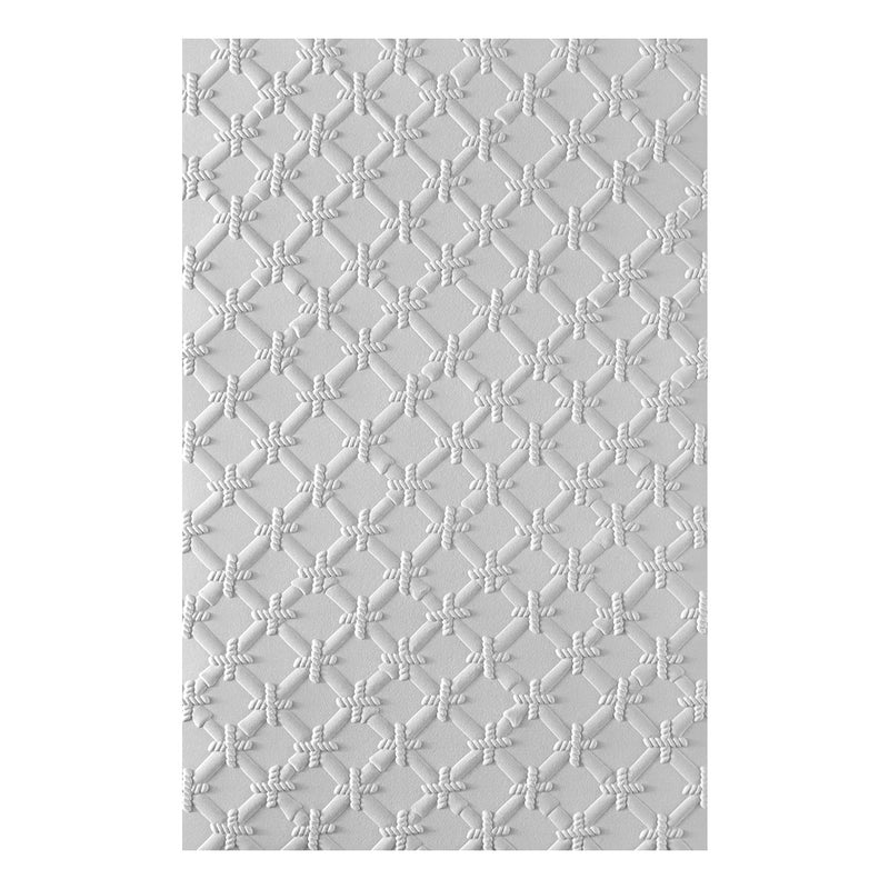 Spellbinders 3D Embossing Folder - Bamboo Screen, E3D-121