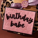 Spellbinders 3-D Embossing Folder - Born to Sparkle, E3D-122