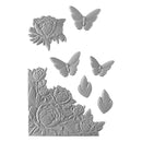 Spellbinders - 3D Emboss & Cut Folder - Blooming Butterflies, E3D-126