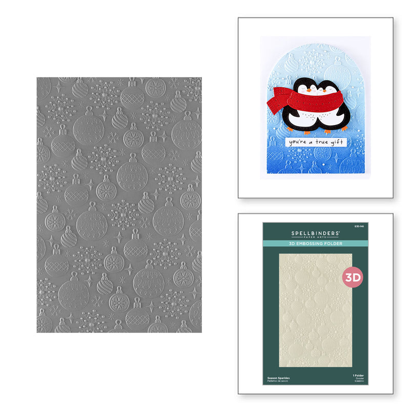 Spellbinders 3D Embossing Folder - Season Sparkles, E3D-146