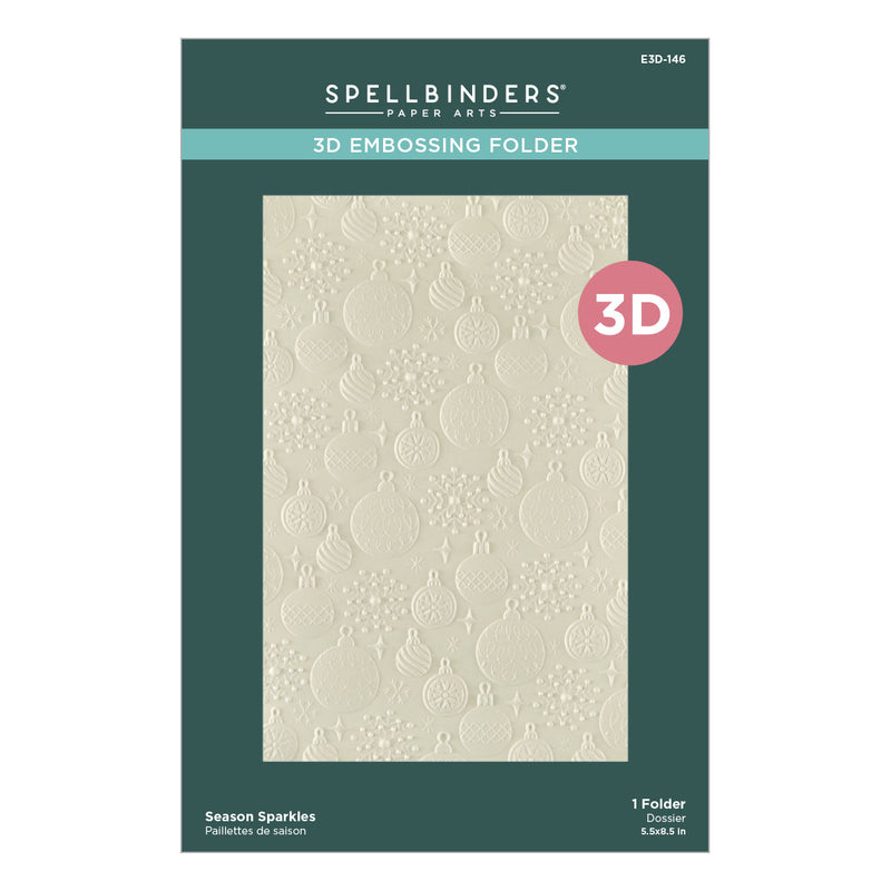 Spellbinders 3D Embossing Folder - Season Sparkles, E3D-146