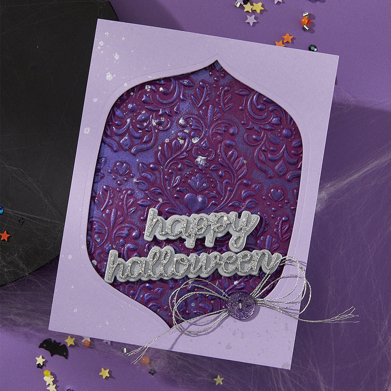 Spellbinders 3D Embossing Folder - Damask, E3D-159