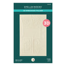 Spellbinders E3-D Embossing Folder - Ode to a Poet, E3D-168