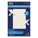 Spellbinders 3D Folder + Stencil - Hummingbird Garden, BD-1104 by Simon Hurley