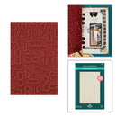 Mid Aug - Spellbinders 3D Embossing Folder - Number Field, E3D-186 Esther Glas