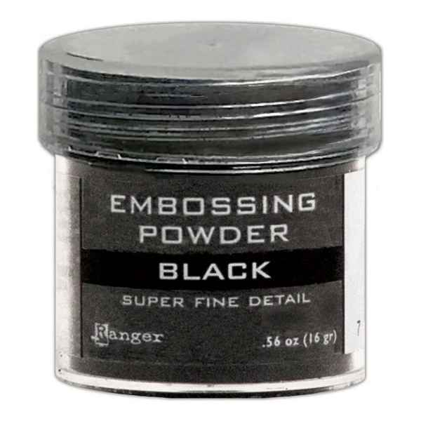 Ranger - Embossing Powder - Super Fine Black, EPJ37392