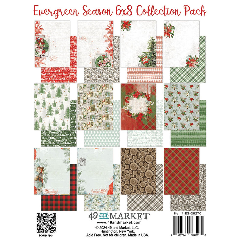 49 & Market - 6x8 Collection Pack - Evergreen Season, ES-28270