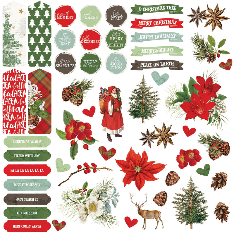 49 & Market - Chipboard Set - Evergreen Season, ES-28546