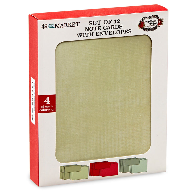 49 & Market Note Card & Envelope Set - Evergreen Season, ES-28591