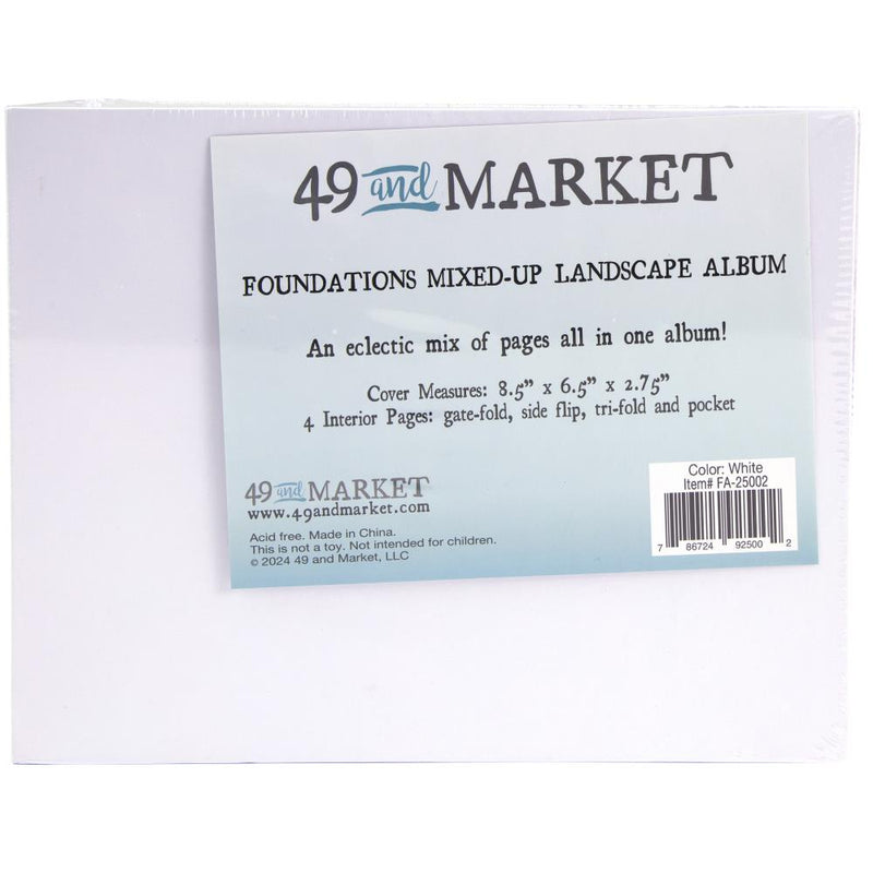 49 And Market Foundations - Mixed Up Album - Landscape White, FA25002