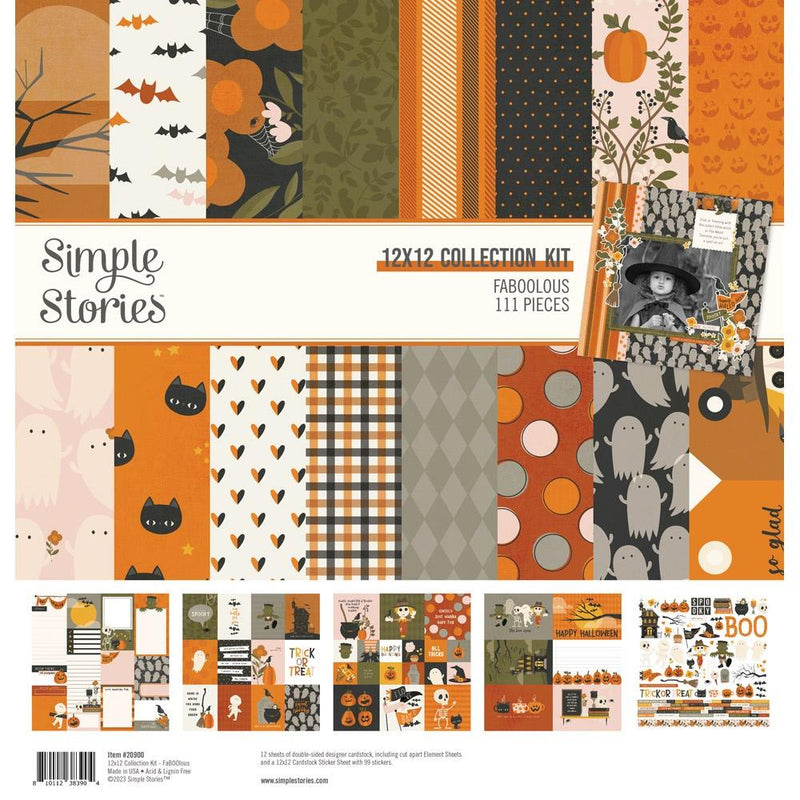 Simple Stories - FaBOOlous - 12x12 Collection Kit, FB20900