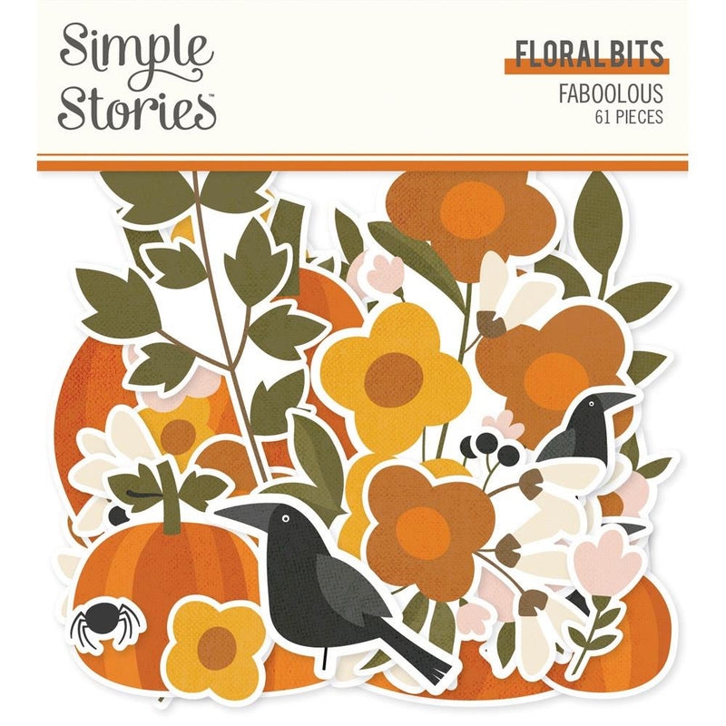 Simple Stories - FaBOOlous - Floral Bits, FB20920