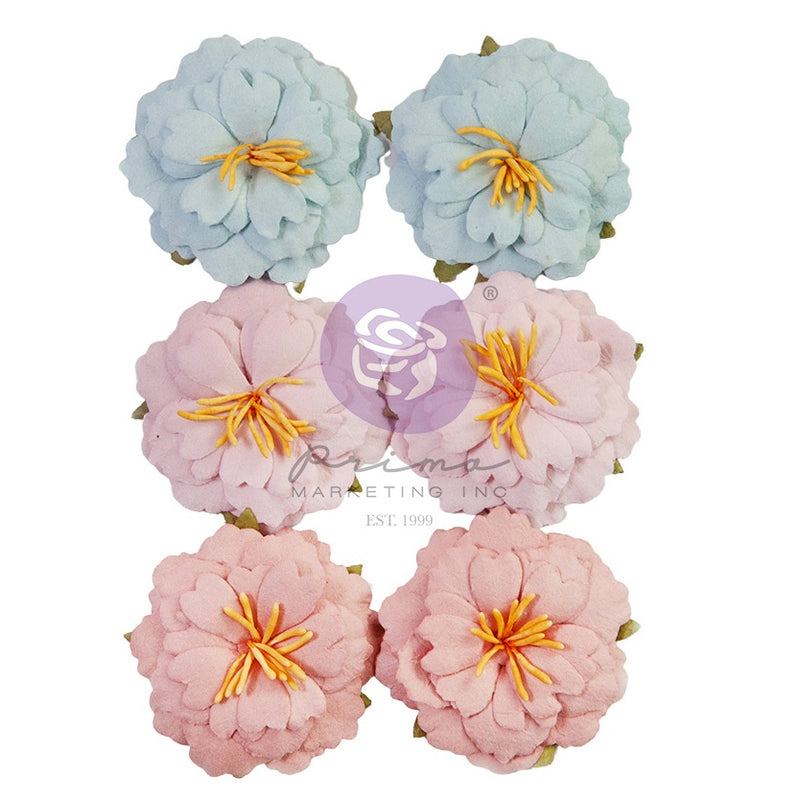 Prima Marketing Paper Flowers - Sweet Vintage, French Blue, FG665647
