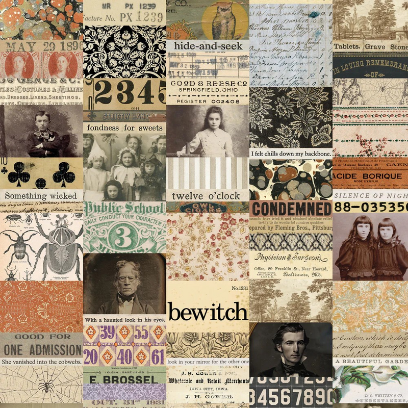Free Spirit - Eclectic Elements Palette Seasonal FQ Bundle/10, by Tim Holtz FB4FQTH.Seas
