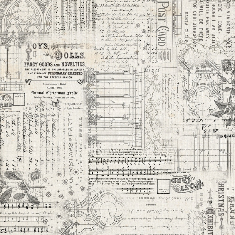 Free Spirit - Eclectic Elements Christmas FQ Bundle, CHRISTFQB5 by Tim Holtz