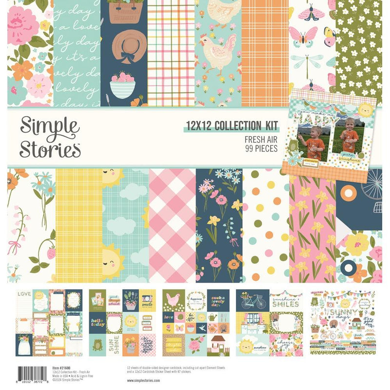 Simple Stories - 12x12 Collection  Kit - Fresh Air, FRA21600