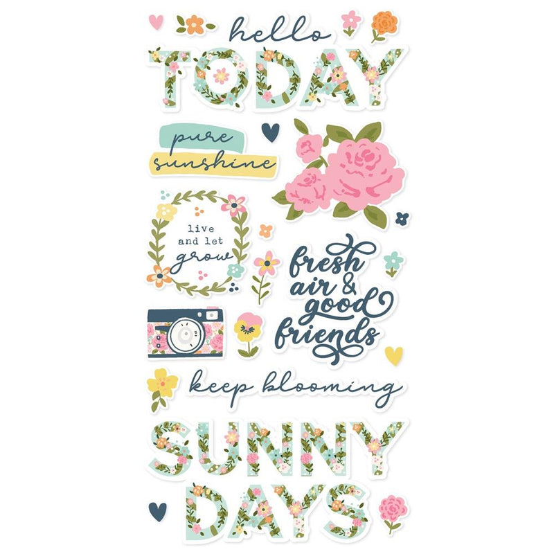 Simple Stories - Foam Stickers - Fresh Air, FRA21624