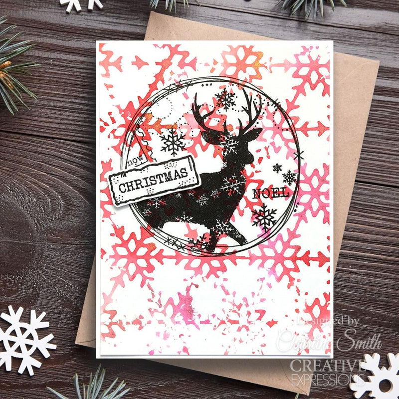 Creative Expressions Craft Dies - Winter Reindeer, FRS1013