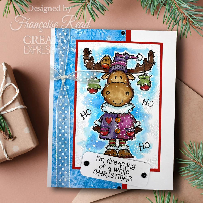 Creative Expressions 4x6 Stamp Set - Woodware -Maurice Moose, FRS1053